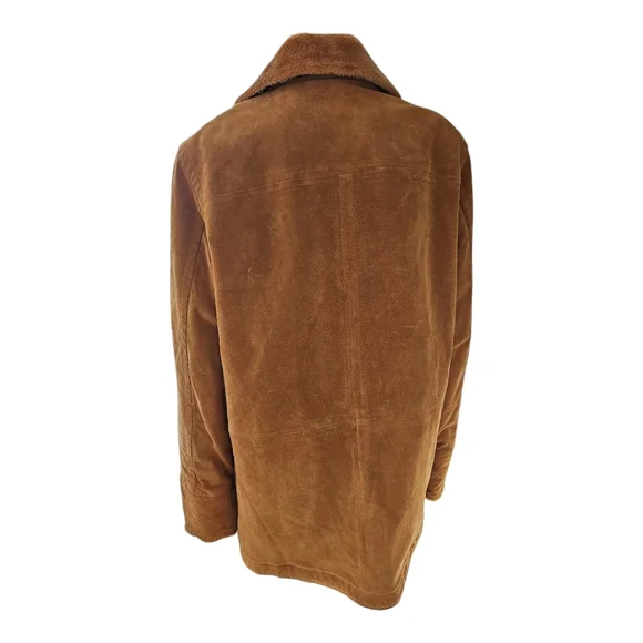 Winlit New York Genuine Leather Jacket – Medium – Lined – Camel Brown
